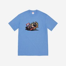 슈프림 크래쉬 티셔츠 더스티 라이트 로얄 - 21FW Supreme Crash T-Shirt Dusty Light Royal 남성 반팔티셔츠
