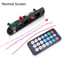 9V 12V MP3 WMA 디코더 보드 오디오 모듈 USB TF 라디오 Bluetooth5.0 무선 음악 자동차 플레이어 원격 제어, Normal Screen