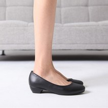 215-275 여성 유니화 승무원 여자 면접 구두 둥근코 승무원 신발 블랙 펌프스 3cm