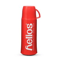 헬리오스 helios [메세몰] 독일 본사 직수입 정품 로고 레드 보온병 0.5L, 0.5L 레드