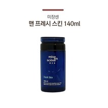 흡수 빠르고 산뜻한!! 미쟝센 맨프레시 스킨140mL 투명타입 면도 세안후 시트러스 허브향, 3개