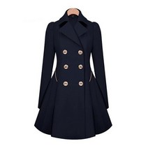트렌치원피스 2021 미적 peplum 외투 여성 롱 트렌치 코트 사무실 우아한 더블