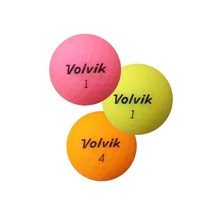 정품 볼빅 컬러 로스트볼 A+등급 30알/ 유광 무광 비비드 혼합, 혼합색상, 30개