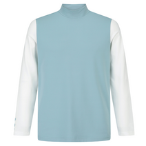 보그너 남성 배색 하이넥 티셔츠(233-130-03)