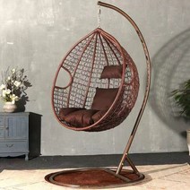 흔들의자 체어 바구니 행잉 벤치 가정용 테라스 북유럽 안락의자 인테리어, C. 커피