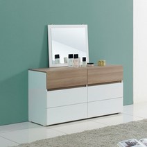 [로쏘] 제이모 모던 화장대, 색상:화이트오크