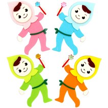 쥬쥬 3500 펠트 색깔요정 색상선택 - 게시판꾸미기 환경미화 환경판, 하늘