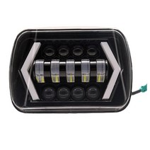 미니 빔프로젝터 캠핑 가성비 소형 55W 7x6 "5x7" 고품질 LED 프로젝터 헤드 라이트 전구 지프, 01 as pic