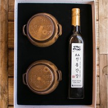 강원마트 강원S 평창된장 항아리 3종 선물세트 평창 로컬푸드 - 된장， 막장，간장