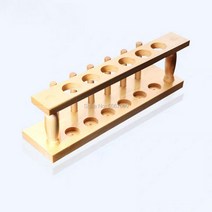 실험실 연구실 유리병 시약병 거치대 보관함 실험실 나무 테스트 튜브 랙 6 구멍 12 홀더 크기 23mm 학교, 02 12holes 1pcs