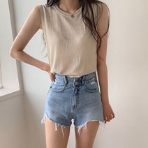 [썬데이베스트/무배] 린넨덤블워싱나시 나시 탑나시 민소매티셔츠 민소매티 여름나시 나시티셔츠 (4color)