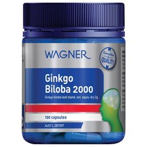 호주 와그너 징코 빌로바 2000mg 100캡슐 은행잎추출
