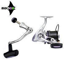 경량 내구성 스피닝 낚시 릴 금속 솔리드 핸들 플라스틱 회전식 그립 손잡이 넓은 영역 브레이크 교체 부, 02 Metal Soild Handle