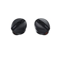 Beerdynamic Free BYRD Black True 무선 블루투스 인 이어 헤드폰 액티브 노이즈 캔슬링 긴 배터리 수명 마이크 IPX4 사운드 개인화 및 알렉사 내
