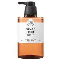 해피바스 오리지널컬렉션 등드름 자몽 바디워시, 1개, 500g
