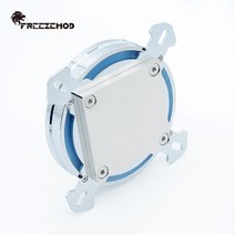 공냉쿨러 FREEZEMOD-컴퓨터 워터 cpu 쿨러 블록 스타 RGB 레인보우 그라데이션 조명 효과 2021 인텔 PR-XP, 01 5V RBW AURA_01 115X