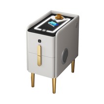 사이드 테이블 충전식 보조 협탁 사무실 침대 소파 옆, CF(무선충전+블루투스 스피커)