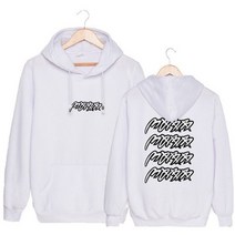 KPOP IKON BOBBY WINNER MOBB 앨범 콘서트 코튼 후드 모자 옷 풀오버 스웨터 드롭 쉬핑, XXXL, WHITE