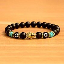 Buddha Head Mens Bracelet/Jewelry Beaded Bracelets And Bangles Charms Natural Stone Tiger Eye Couple, AB224-5