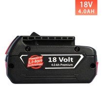 보쉬 호환 18V 14.4v 12v 10.8v 배터리 충전기 렌치 드릴 앵글 그라인더, 보쉬 18v4.0ah