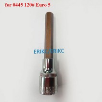 ERIKC 8/6 앵글 CR 인젝터 노즐 너트 설치 피에조 밸브 수리 키트 툴 Three-Jaw Spanner 내부 와이어 그라인드 심, 0445 120 유로 5