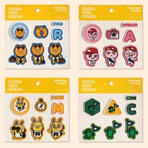 [카카오프렌즈] 트래블 엠보 스티커 (특가), [7980930]라이언