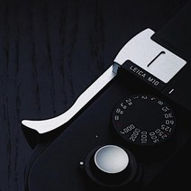Leica M10 용 알루미늄 엄지 손가락 그립 핫슈 커버 금속 엄지 손가락 그립, 03 Silver