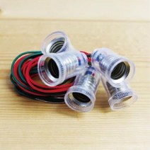 전기회로 탈피전선부 꼬마전구 소켓 5개 부품 부속품 움직임 DIY