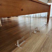 토타토바 아크릴 가림판 강아지 고양이 침대밑 쇼파밑 가림막 펜스 틈새막기 마킹방지용 울타리 토끼 투명울타리, 길이 45cm ~59cm x 높이 15cm~20cm