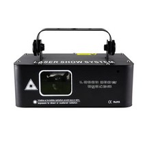 디제잉 기계 장비 DMX512 500mW 빔 레이저 프로젝터 라이트 휴일 스트로브 사운드 무대 조명 RGB 다채로운, 02 black_03 AU 플러그