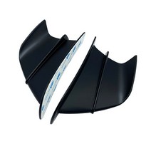 오토바이 Winglet 공기 역학 사이드 윙 핀 스포일러 For Yamaha YZF R1 R25 가와사키 닌자 H2 H2R BMW S100, 01 Matte Black