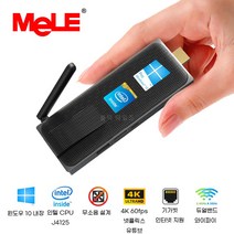 미니 스틱 PC Mele PCG02 GLK 초소형 초미니 PC 윈도우10 포함, J4125 8GB 램 128GB 용량