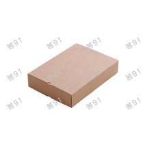봄91 슬리브 기프트 상자 22호 22 x 16 x 4.4 cm, 크라프트, 50개