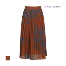 올리비아로렌 OLIVIA LAUREN 프린트 주름 스커트_VOCDKWF8426