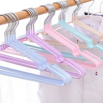 W3 색상랜덤 논슬립 코팅 니트용 반팔 티셔츠용 맨투맨 명품 스타일러 가디건 논슬립라운드 홈쇼핑 옷걸이, 20p