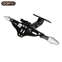 혼다 용 CBR125R 2011 2018-2020 후면 라이센스 플레이트 테일 프레임 브래킷 회전 신호등, 04 A set with lights