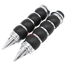 바이크 오토바이 부품 액세서리 핸들 바 핸드 그립 야마하 Dragstar XVS400 XVS650 XVS1100 V-star DS400 DS650 DS950 DS1100 클래식, [04] NO.3 chrome, 04 NO.3 chrome
