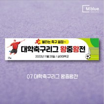 엠블루11 스포츠 축구 야구 농구 동호회 회원모집 축구교실 야구교실 농구교실 여자배구 레슨 왕중왕전 친선경기 대회 행사 현수막, 7_대학축구리그 왕중왕전