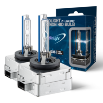 차량용 HID 헤드램프 D3S 6000K (1 Set), 2개입, 백색 빛