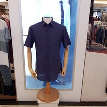 란체티 린넨 !! 슬림 무지 반팔셔츠 LSM2246NA