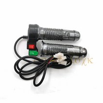 전동 킥보드 스쿠터 스로틀 3 단 기어 핸들 바 혼 스위치 턴 핸들 그립 citycoco 전기 액세서리 용 12v 72v 가속기, b