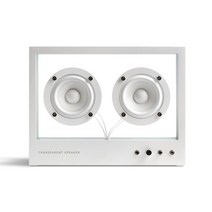 [TRANSPARENT] 트랜스페어런트 투명 스몰 스피커 SMALL SPEAKER [화이트]