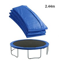 68inch 범용 트램폴린 측면 보호 커버 교체 안전 패드 스프링 커버 블루 pvc 방수 트램폴린 에지 코브, 협력사, [02] 2.44m