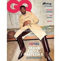 당일발송 GQ Uk 2021년12/1월호 남성 패션 잡지 Yahya