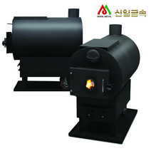 신일 금속 야외용 사각 화목 난로 3종 벽난로 누임형 장작 캠핑 야외 실외 누임형 SL-110 SL-120 SL-130, SL-110_20~25평형