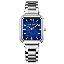 미니포커스 여성용 사각 메탈 패션 손목시계 472