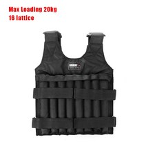 크로스핏 중량 조끼 납 무게 웨이트 SUTENG kg5kg 복싱 훈련 운동을위한, 20kg