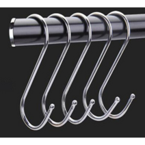 [라온] 다용도 스텐 스테인레스 후크 행거 S 고리 걸이 S M L 1개, 대형, 10개