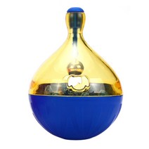 펫피트니스 쪽쪽이 고양이장난감 강아지놀이기구 대형견장난감 토이 터그놀이, 오뚜기스낵볼(파랑) 강아지용