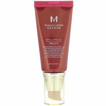 MISSHA M 퍼펙트 커버 B.B 크림 SPF 42 PA NO. 23, 한 사이즈, 단색